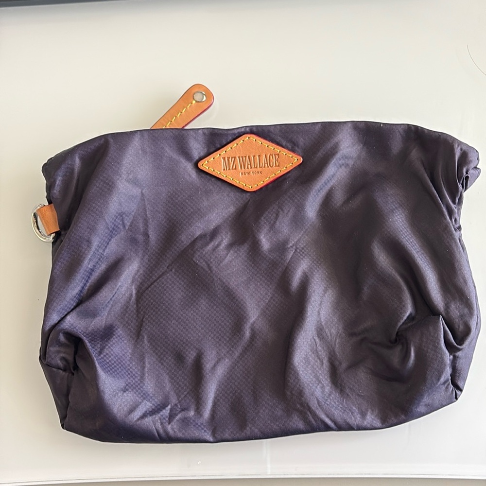 MZ Wallace boysenberry makeup bag pouch - Picture 3 of 5